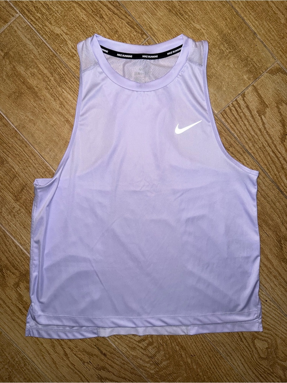 Nike Lilac Purple Tank sleeveless top size Medium dri fit